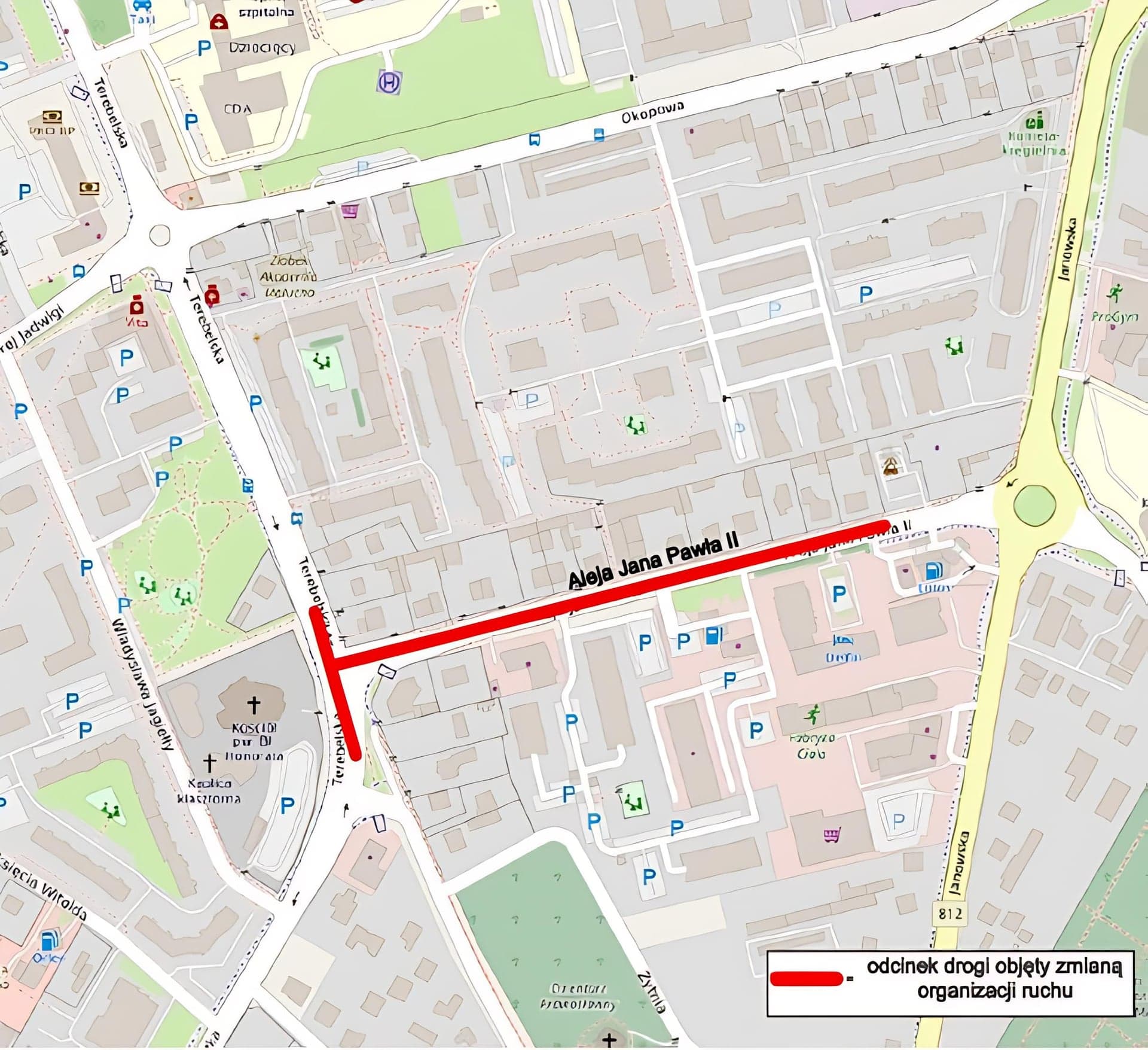 Biała Podlaska: Utrudnienia na al. Jana Pawła II. Rusza budowa